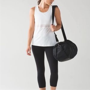 Lululemon Fast As Light 2 in 1 Tank in White